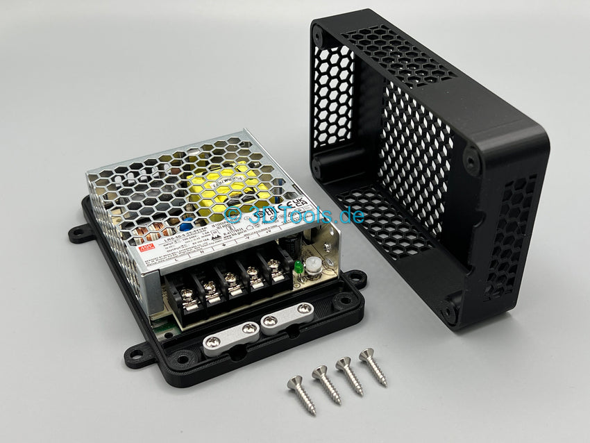 Gehäuse für Schaltnetzteil Mean Well Serie RS-50