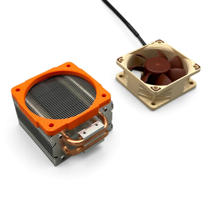 3DTools Argon THRML Fan-Adapter aus PETG zur Montage eines Noctua 60-mm-Lüfters auf einem Radiator Kühler