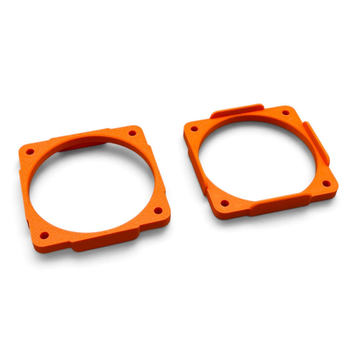 3DTools Argon THRML Fan-Adapter aus orangefarbenem PETG für 60-mm-Noctua-Lüfter
