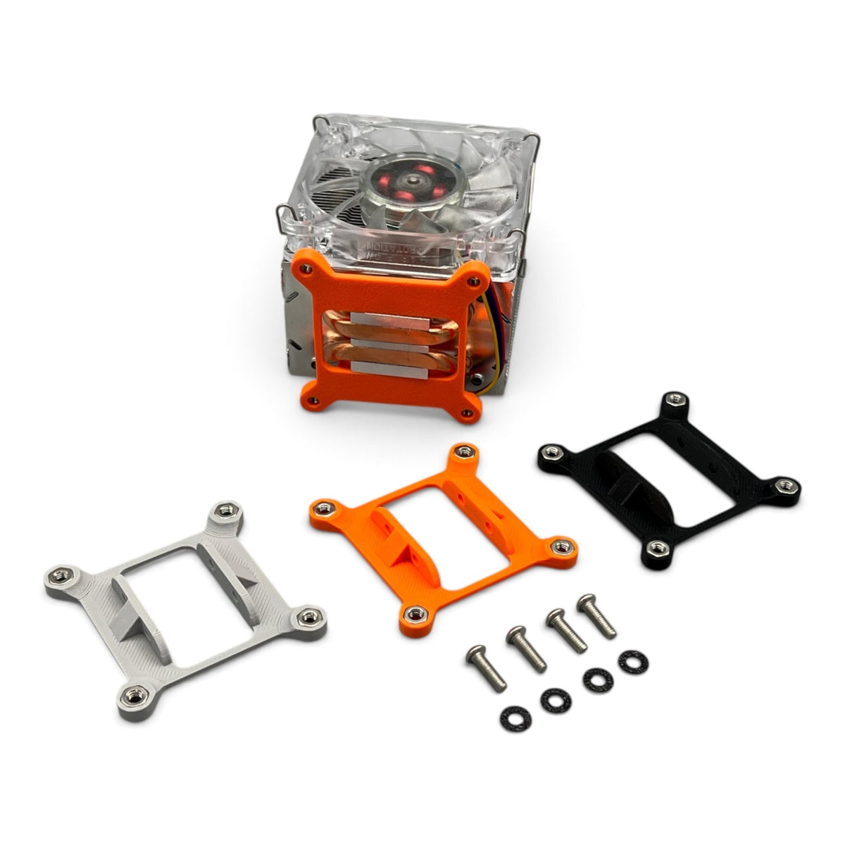 3DTools Bitaxe Sockeladapter in verschiedenen Farben für Argon THRML 60-mm Radiator inklusive Montagematerial
