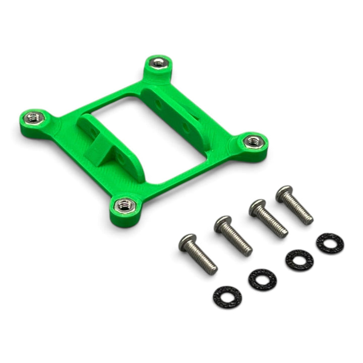 3DTools Sockeladapter in Grün für Argon THRML 60-mm Radiator auf Bitaxe Minern inklusive Montagematerial aus PETG