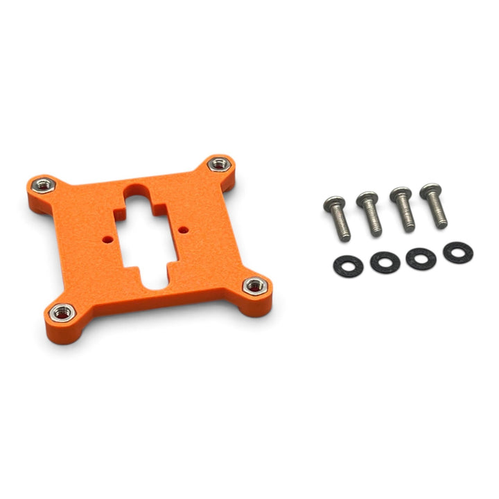 3DTools Sockeladapter aus orangefarbenem PETG für GeeekPi Ice Tower auf Bitaxe Minern inklusive Montagematerial