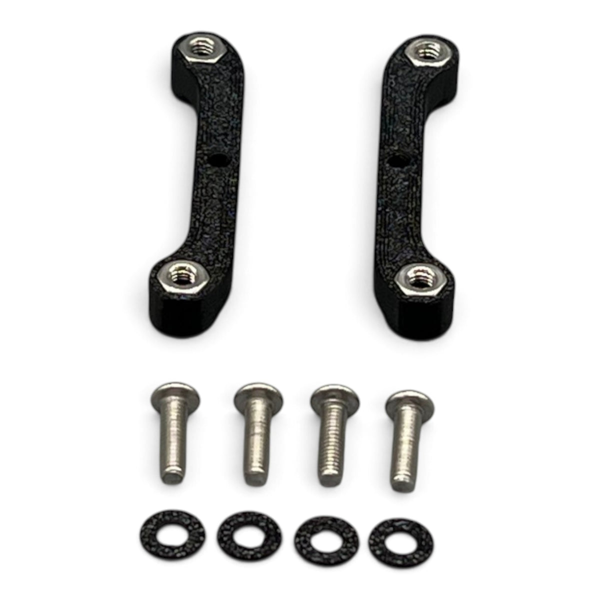 3DTools Sockeladapter aus schwarzem PETG für GeeekPi Low Profile Plus Kühler auf Bitaxe Minern mit Montageset