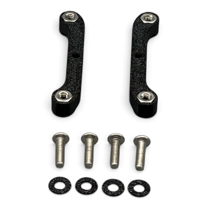 3DTools Sockeladapter aus schwarzem PETG für GeeekPi Low Profile Plus Kühler auf Bitaxe Minern mit Montageset