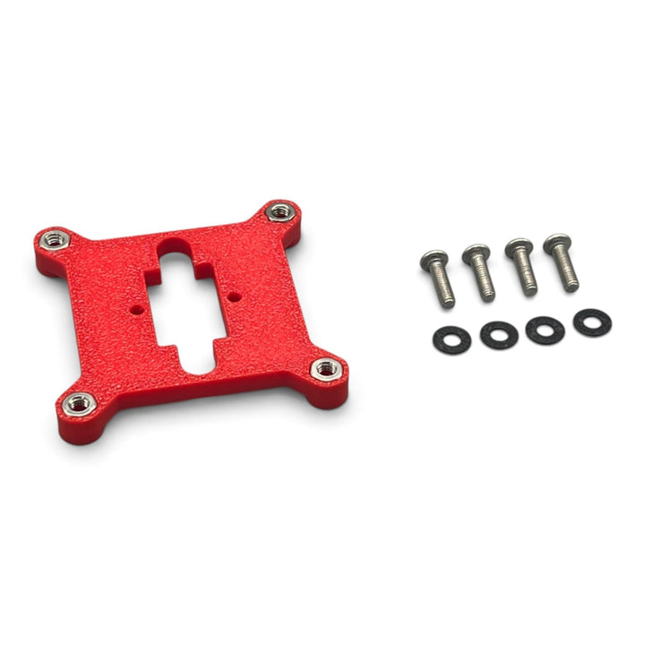 3DTools roter PETG Sockeladapter für GeeekPi Ice Tower Montage auf Bitaxe Ultra, Supra und Gamma inkl. Montageset