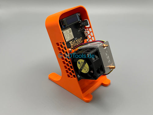 Bitaxe Bitcoin Miner Ständer Gehäuse Standing Case für Ultra Supra Gamma - NEU - 3DTools