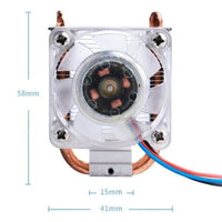52PI Ice Tower CPU Cooling Fan Raspberry Pi 4B PI 3B RGB Light Lüfter GeeekPi