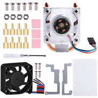 52PI Ice Tower CPU Cooling Fan Raspberry Pi 4B PI 3B RGB Light Lüfter GeeekPi