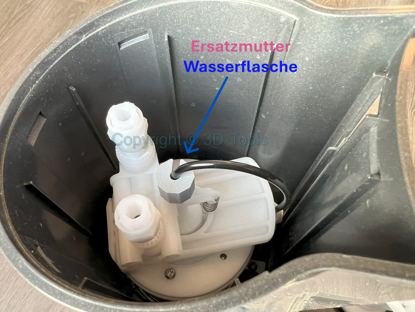 Sodastream Reparaturset 2 x Ersatzmutter + CO2 Dichtung Soda Stream Reparatur - 3DTools