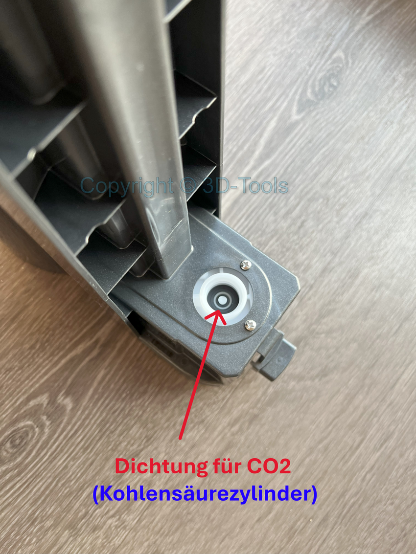 Sodastream Reparaturset 2 x Ersatzmutter + CO2 Dichtung Soda Stream Reparatur - 3DTools