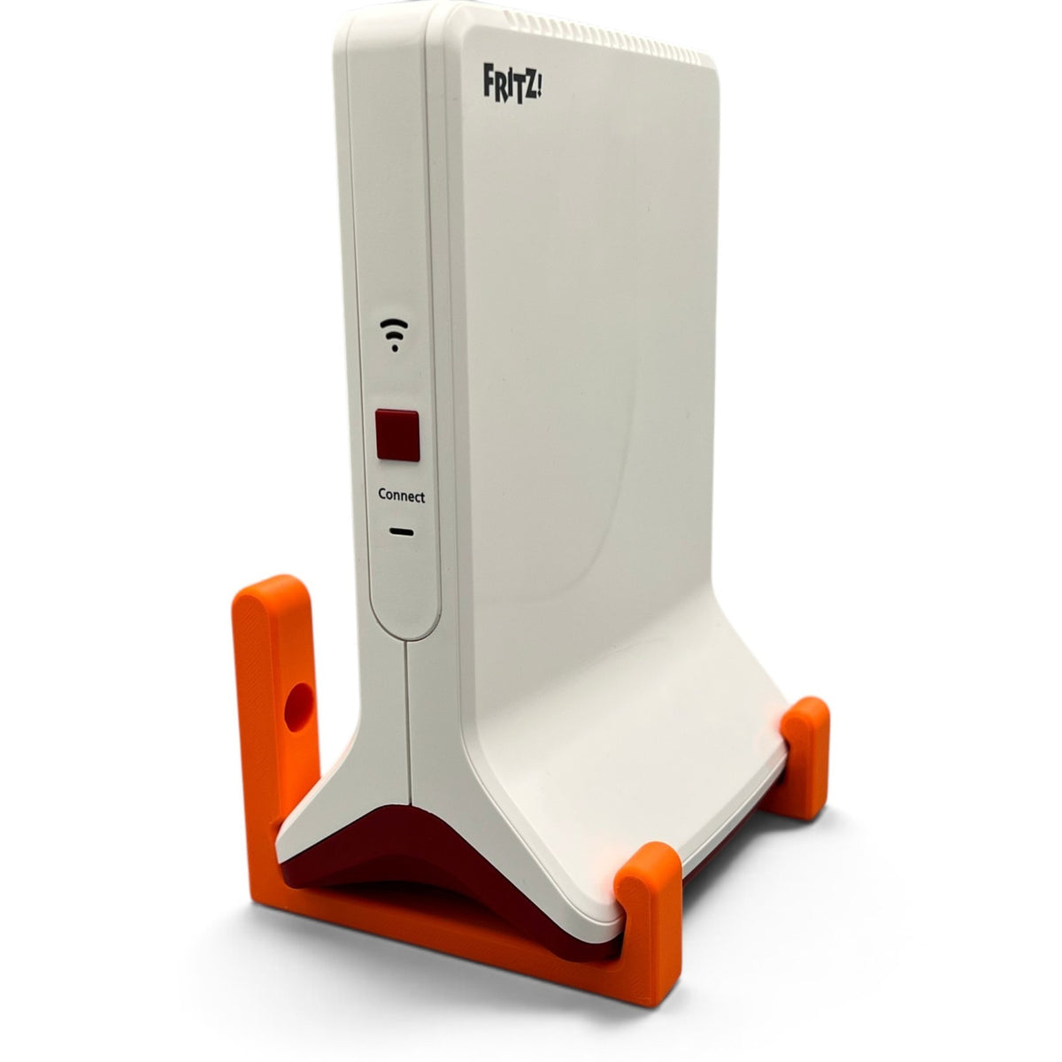 3DTools Wandhalterung in Orange für AVM FRITZ!Repeater 6000 aus robustem PETG für platzsparende Montage