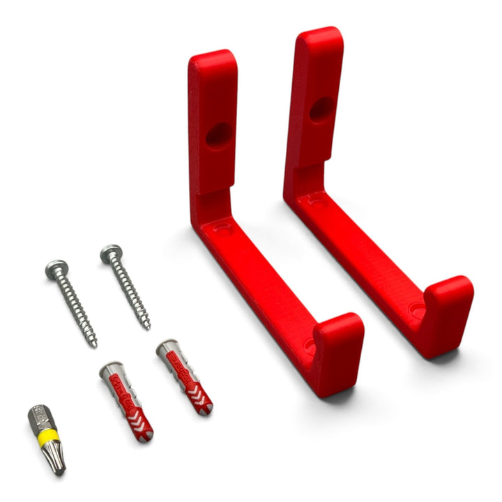 3DTools Wandhalterung in Rot für AVM FRITZ!Repeater 6000 inklusive Fischer DuoPower Dübel und Torx-Schrauben