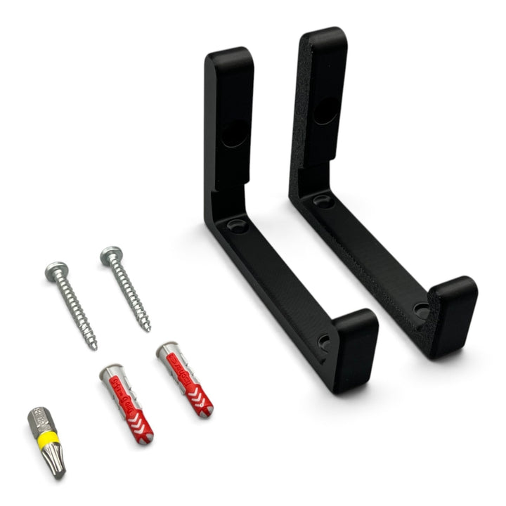 3DTools Wandhalterung Set für AVM FRITZ!Repeater 6000 in Schwarz inklusive Fischer DuoPower Dübel und Schrauben