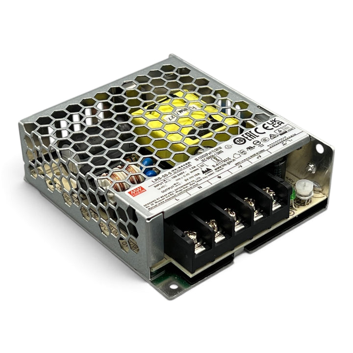 3DTools Mean Well LRS-50-5 Schaltnetzteil mit Metallgehäuse, 5V 10A 50W Leistung für Elektronikprojekte