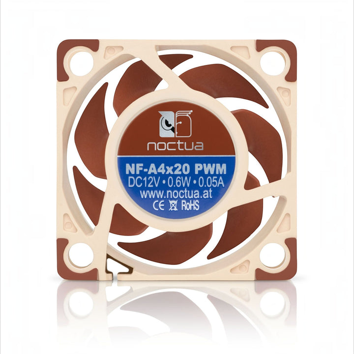 3DTools Noctua NF-A4x20 5V PWM Premium-Lüfter in Braun und Beige für kompakte Kühlung