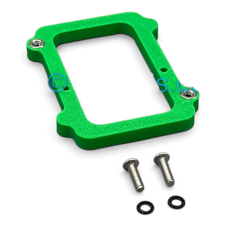 3DTools Sockeladapter aus grünem PETG für GeeekPi Low Profile Plus Kühler auf NMAxe Ultra und Gamma Minern