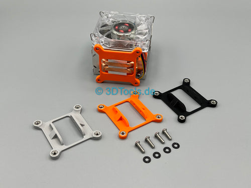 Bitaxe ASIC CPU Sockel Adapter Argon THRML 60mm Radiator Cooler Übertaktung