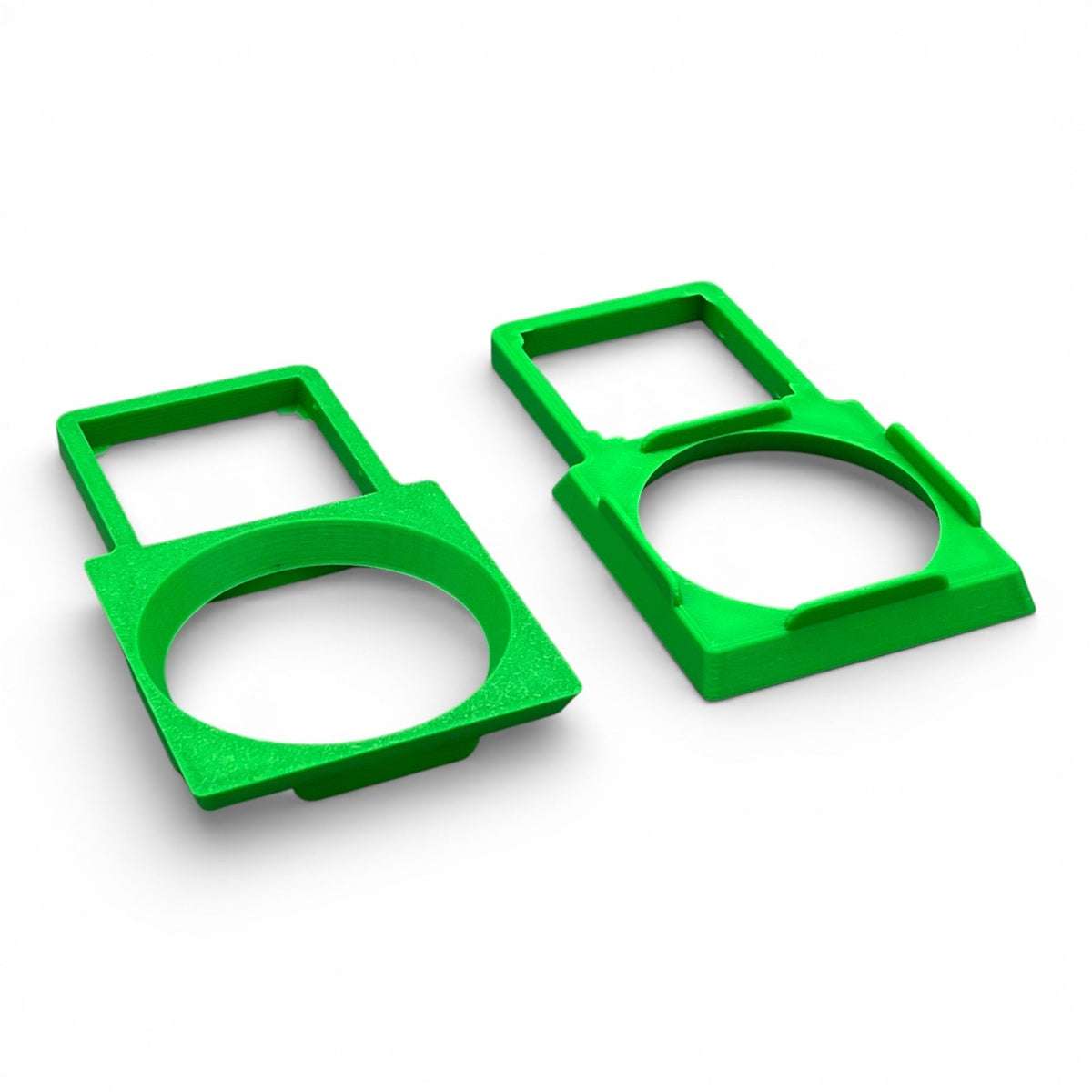 3DTools Twin-Fan-Adapter aus grünem PETG für GeeekPi Low Profile Plus CPU-Kühler mit 60 mm und 40 mm Lüfteraufnahme
