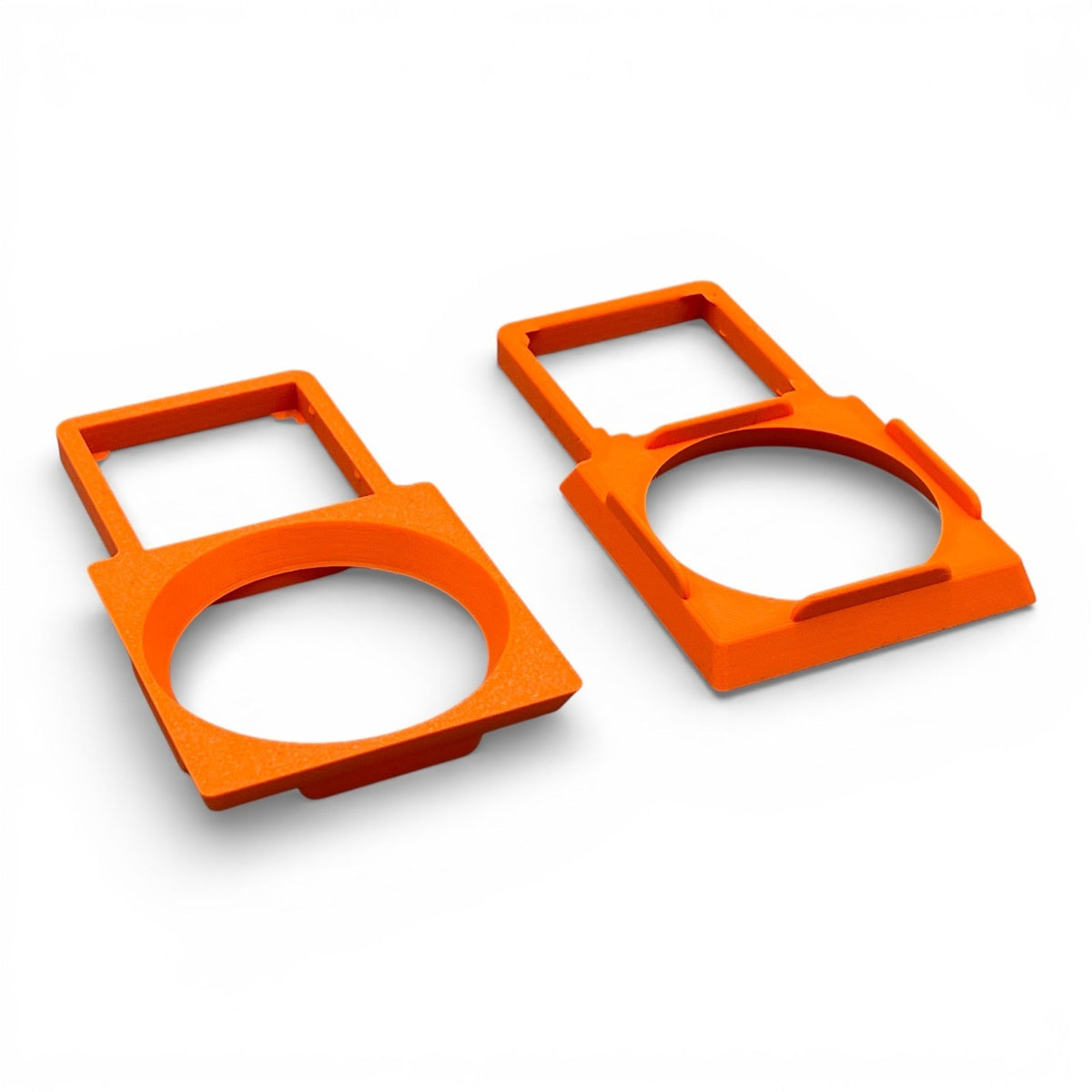 3DTools Twin-Fan-Adapter aus orangefarbenem PETG für GeeekPi Low Profile Plus CPU-Kühler