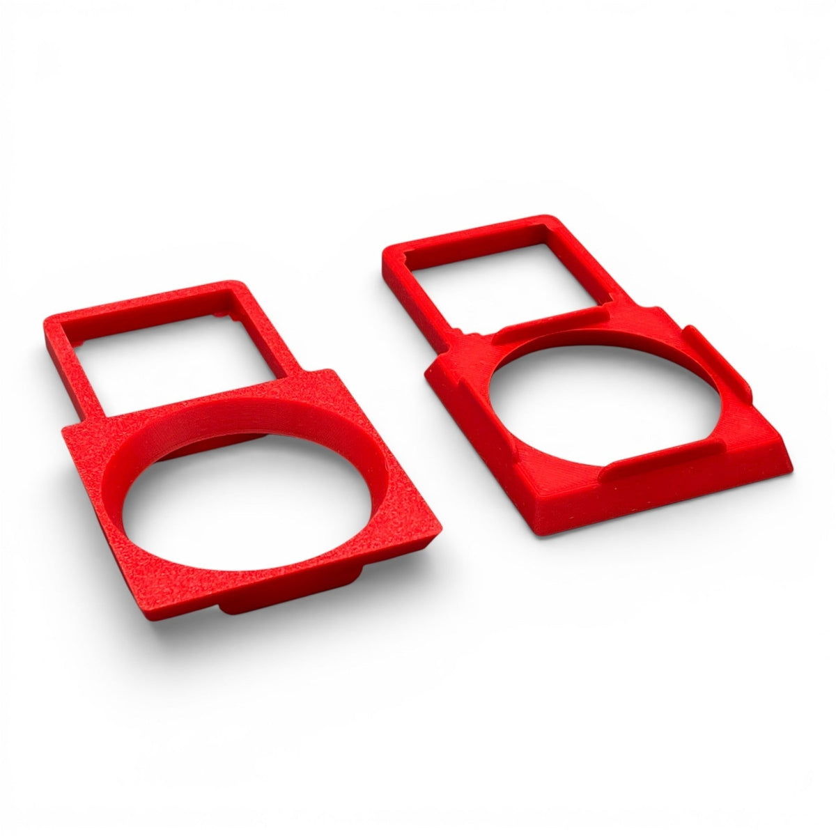 3DTools Twin-Fan-Adapter aus rotem PETG für GeeekPi Low Profile Plus CPU-Kühler mit 60 mm und 40 mm Lüfteraufnahme