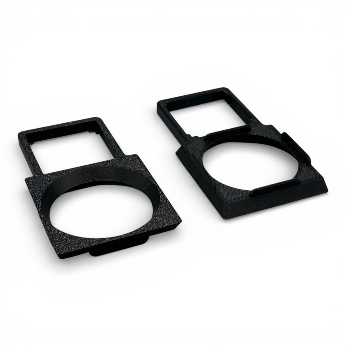 3DTools Twin-Fan-Adapter aus schwarzem PETG für GeeekPi Low Profile Plus CPU-Kühler mit 60mm und 40mm Aufnahme