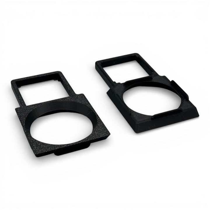 3DTools Twin-Fan-Adapter aus schwarzem PETG für GeeekPi Low Profile Plus CPU-Kühler mit 60mm und 40mm Aufnahme