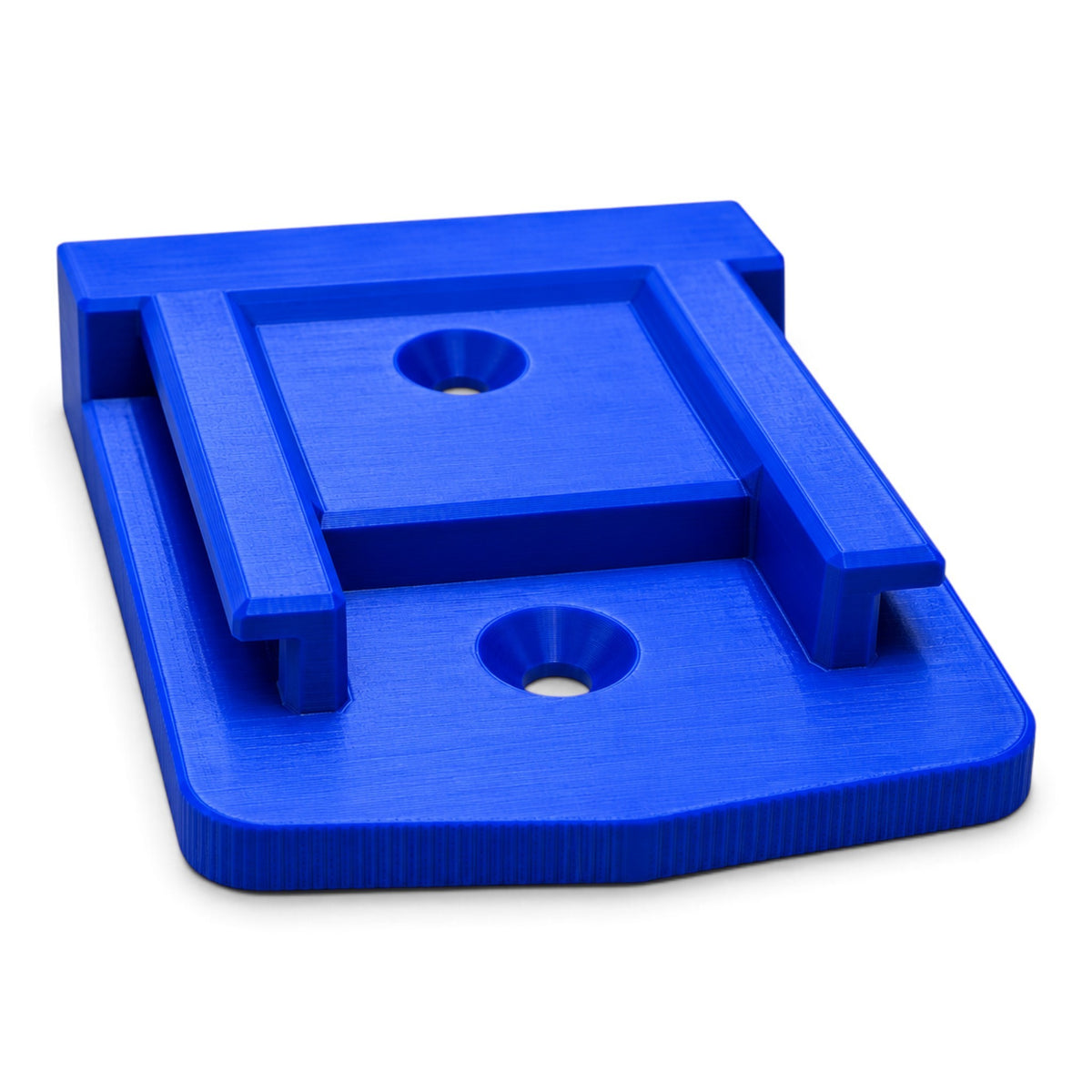 3DTools Wandhalterung aus blauem PETG für Bosch Professional 18V Werkzeuge mit zwei Befestigungsbohrungen