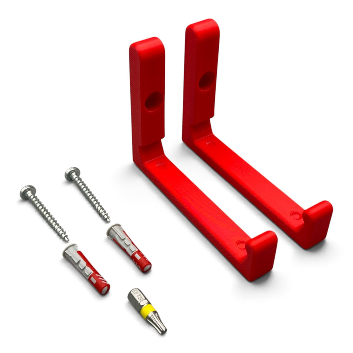 3DTools Wandhalterung in Rot für AVM FRITZ!Repeater 3000 AX inklusive Fischer DuoPower Dübel und Torx-Bit