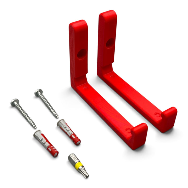 3DTools Wandhalterung in Rot für AVM FRITZ!Repeater 3000 AX inklusive Fischer DuoPower Dübel und Torx-Bit