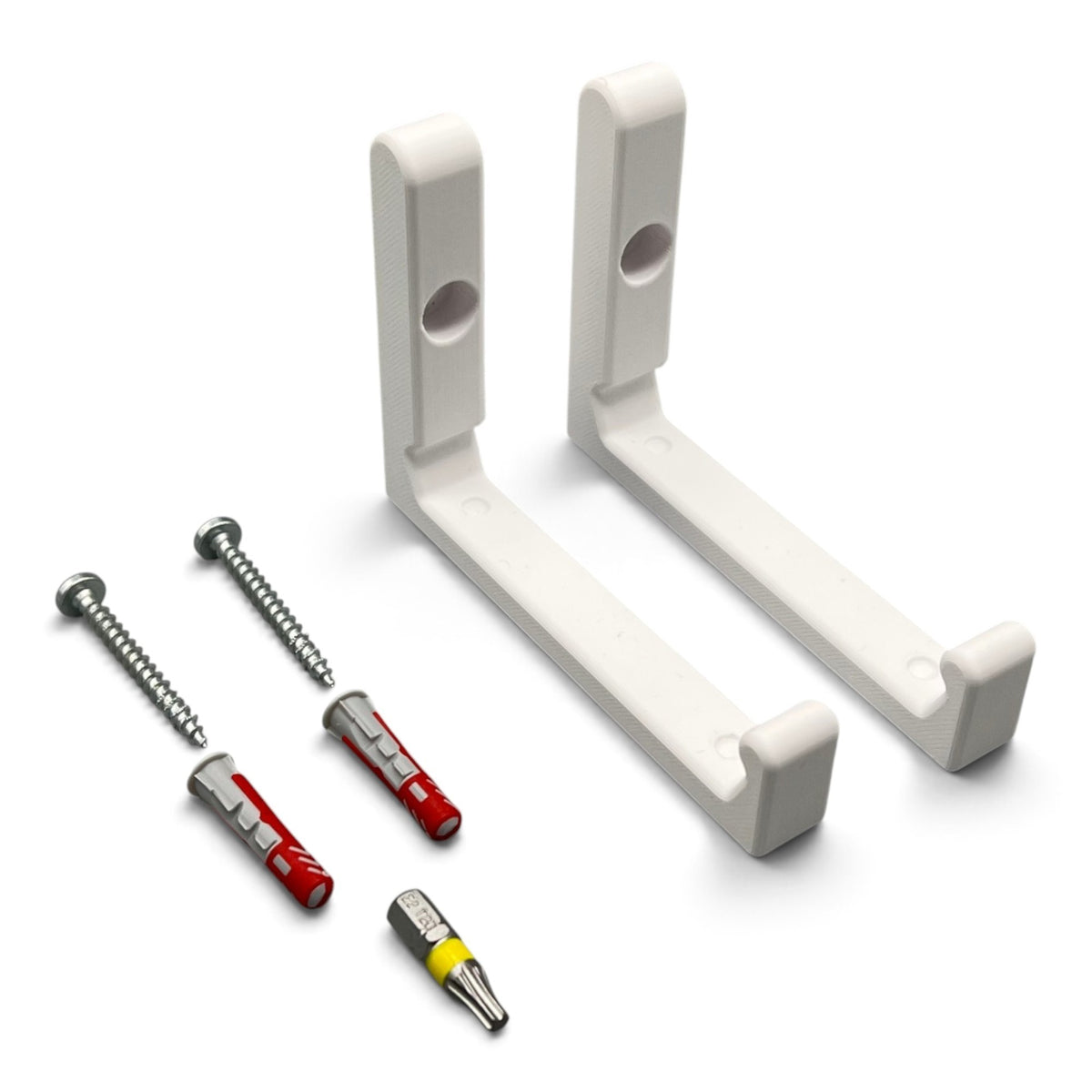 3DTools Wandhalterung Set für AVM FRITZ!Repeater 3000 AX in Weiß inklusive Fischer DuoPower Dübel und Torx-Bit