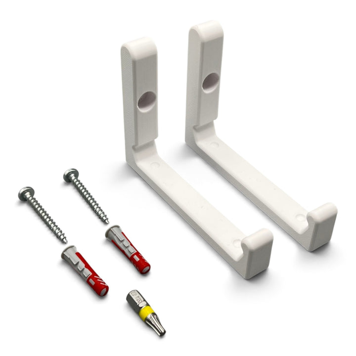 3DTools Wandhalterung Set für AVM FRITZ!Repeater 3000 AX in Weiß inklusive Fischer DuoPower Dübel und Torx-Bit