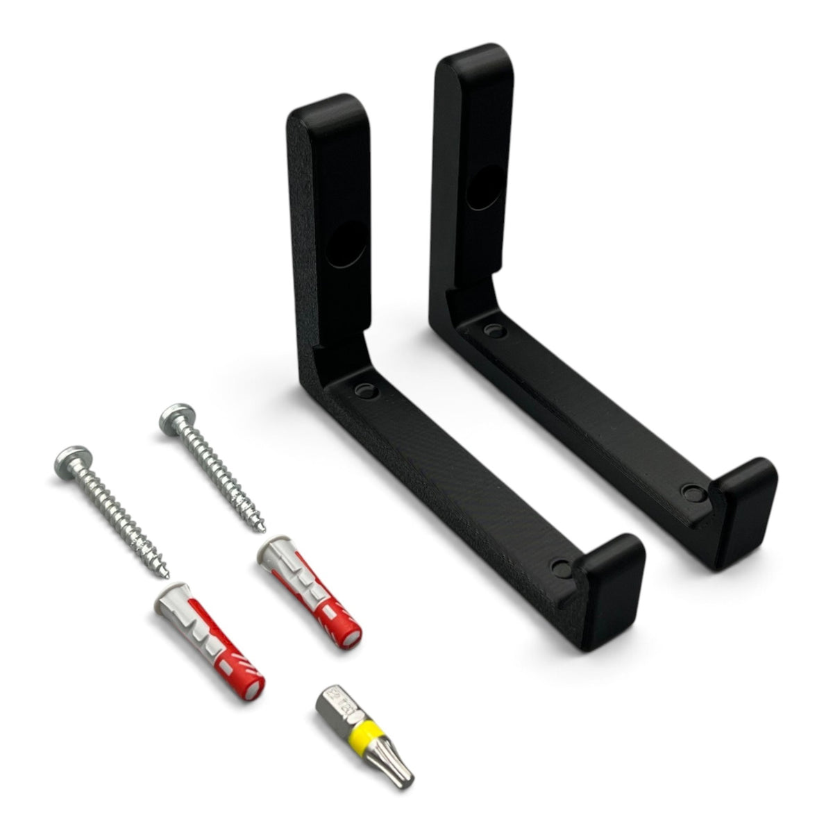 3DTools Wandhalterung Set für AVM FRITZ!Repeater 3000 AX aus schwarzem PETG inklusive Fischer Dübel und Torx-Bit