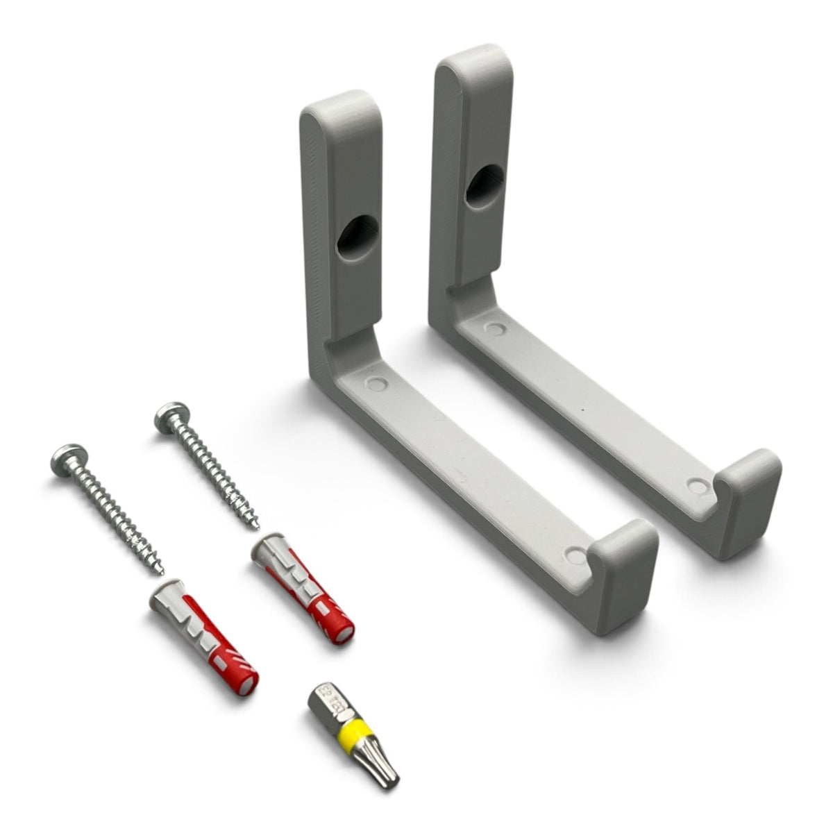 3DTools Wandhalterung Set für AVM FRITZ!Repeater 3000 AX aus grauem PETG inklusive Fischer Dübel und Schrauben