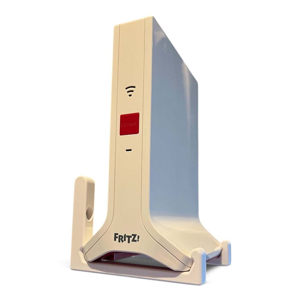 3DTools Wandhalterung aus PETG für AVM FRITZ!Repeater 3000 AX in Weiß für eine platzsparende Wandmontage