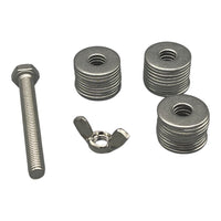 Seed Phrase sichern Unterlegscheiben stempeln Bitcoin Wallet Backup Metall BTC