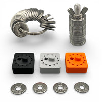 Seed Phrase sichern Unterlegscheiben stempeln Bitcoin Wallet Backup Metall BTC