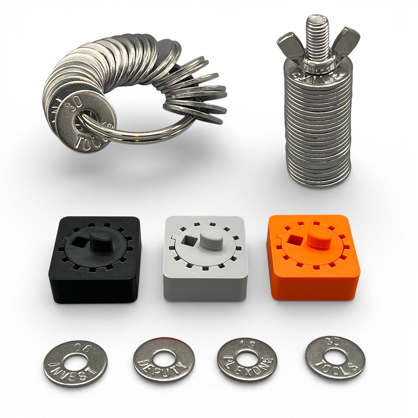 Seed Phrase sichern Unterlegscheiben stempeln Bitcoin Wallet Backup Metall BTC