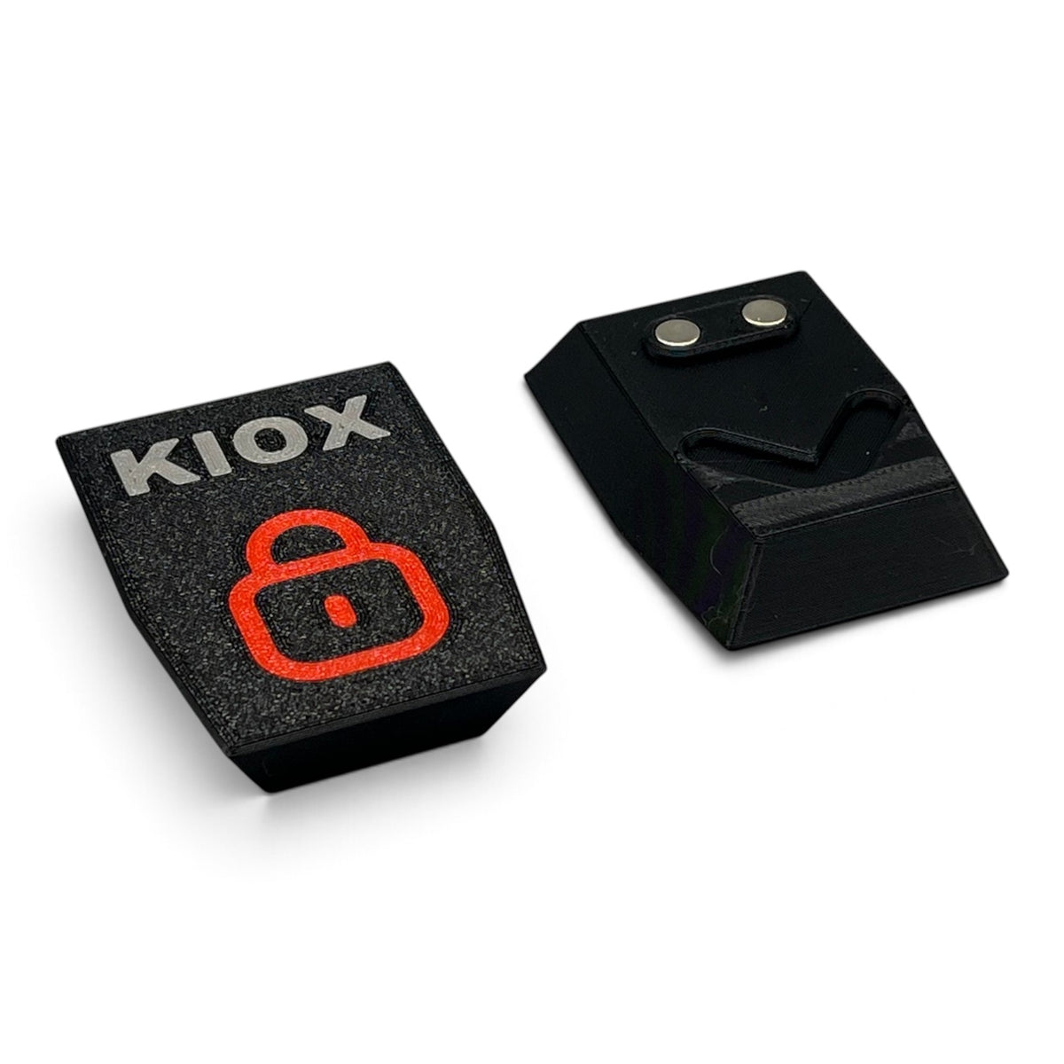 PLEXONE magnetische Schutzkappe für Bosch Kiox BUI330 – KIOX Rot, Vorder- und Unterseite derselben Kappe