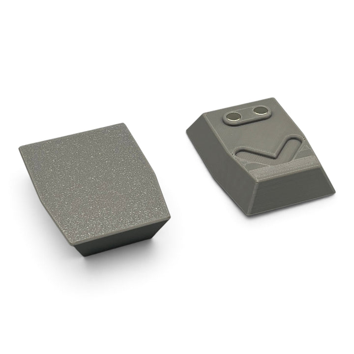 PLEXONE magnetische Schutzkappe für Bosch Kiox BUI330 – Standard Grau, Vorder- und Unterseite derselben Kappe