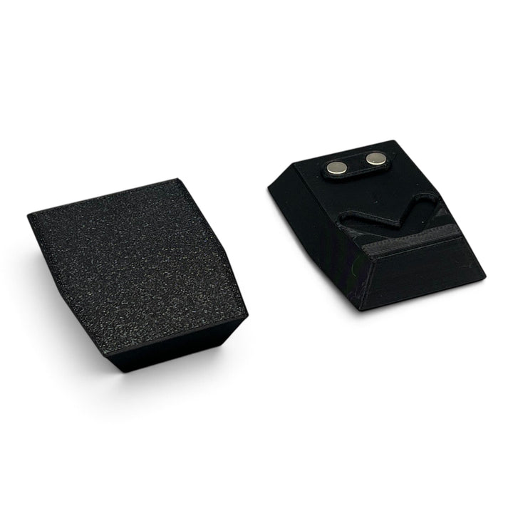 PLEXONE magnetische Schutzkappe für Bosch Kiox BUI330 – Standard Schwarz, Vorder- und Unterseite derselben Kappe