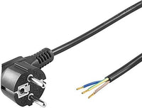 Netzkabel mit abgewinkeltem SchukoStecker - 3DTools