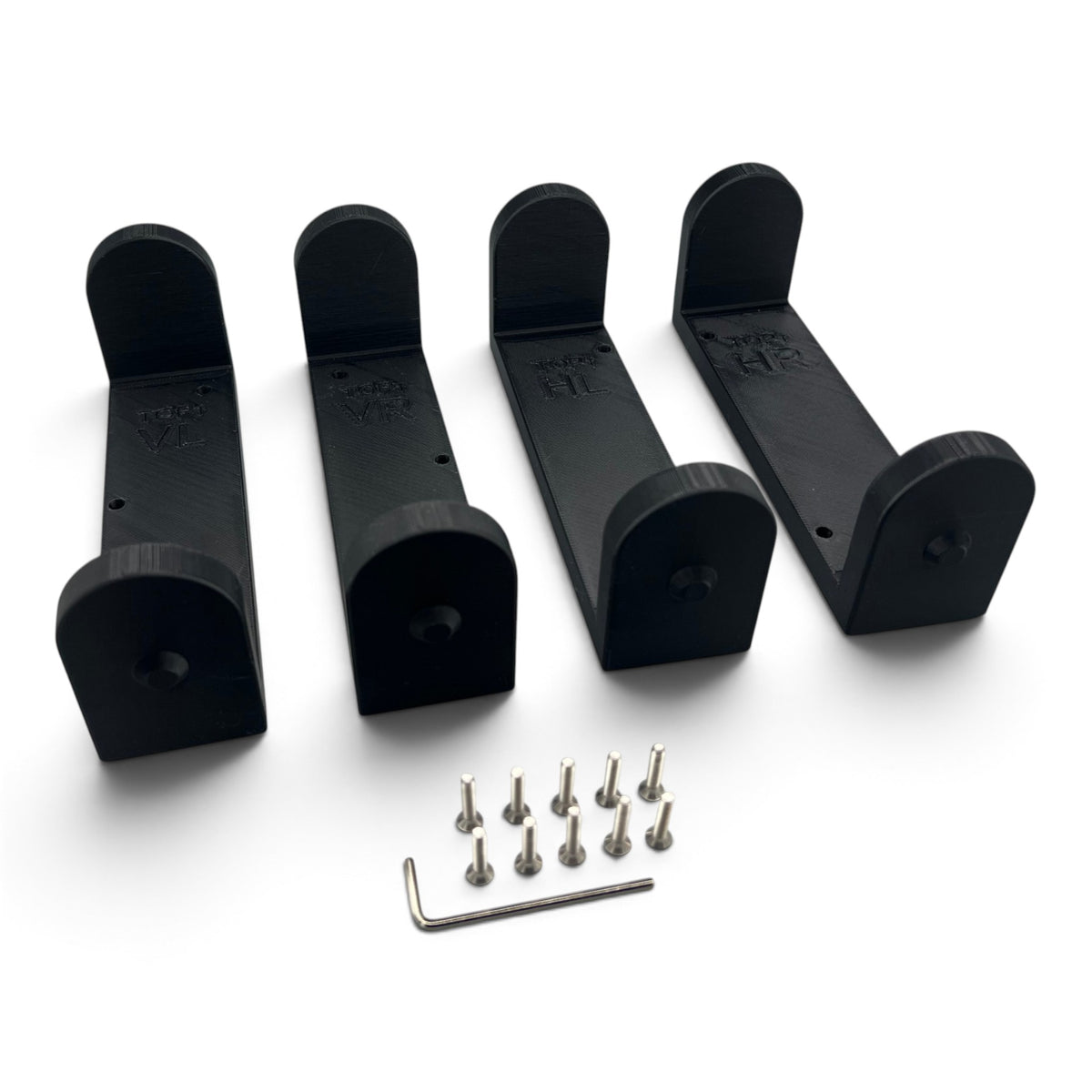US3000C Schwarz 4er-Set
