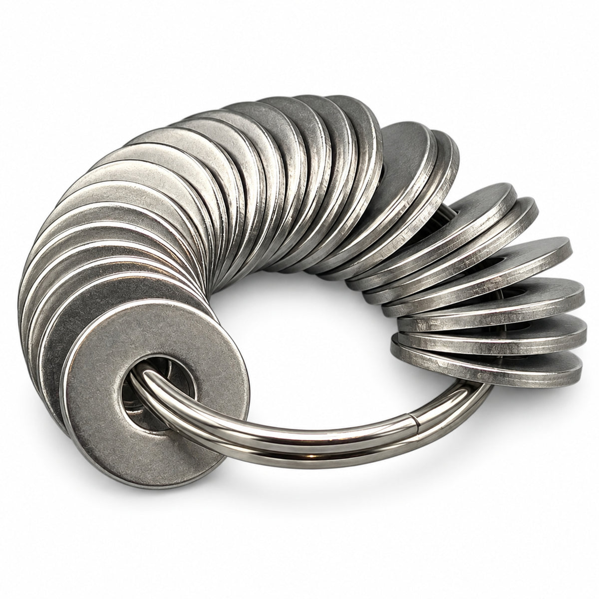 Seed Ring mit 30 M8 Unterlegscheiben und Schlüsselring